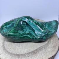 Malachite avec veines de chrysocolle pierre verte anti douleur dunkerque