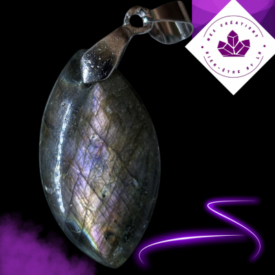 pendentif labradorite - lithothérapie Dunkerque